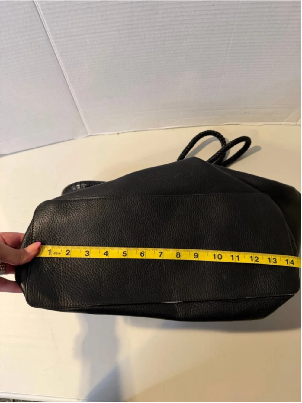 Women's Tory Burch Black Leather Tote Bag One Size